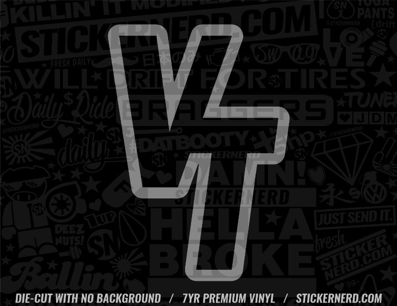 Sticker Vta VT State Sticker - State Initials Decal - Abbreviations Decals ...