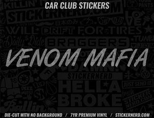 Venom Mafia Sticker - Decal - STICKERNERD.COM