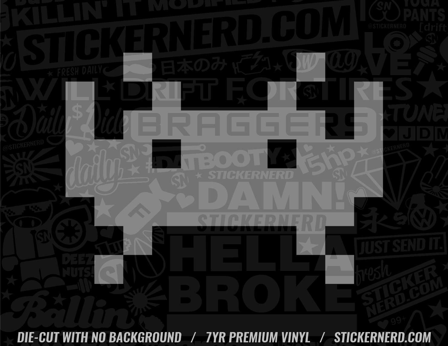 Video Game Sticker - Classic Gamer Stickers - Car Retro Arcade Decals ...