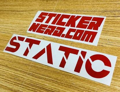 Static Decal - Car Window Sticker - STICKERNERD