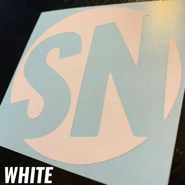 WHITE STICKERS - CAR DECALS - STICKERNERD