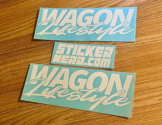 Wagon Lifestyle Sticker - STICKERNERD.COM