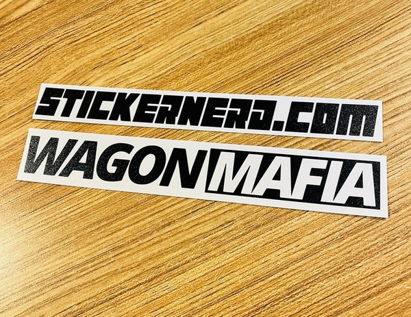 Wagon Mafia Sticker - STICKERNERD.COM