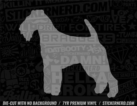 Welsh Terrier Dog Sticker - Decal - STICKERNERD.COM