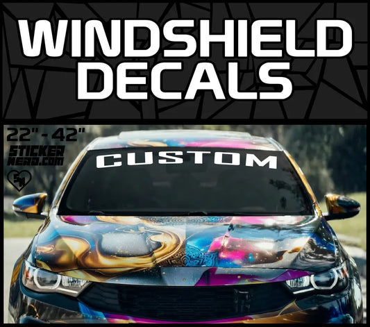 Custom Windshield Decals - Design Online - For Cars And Trucks