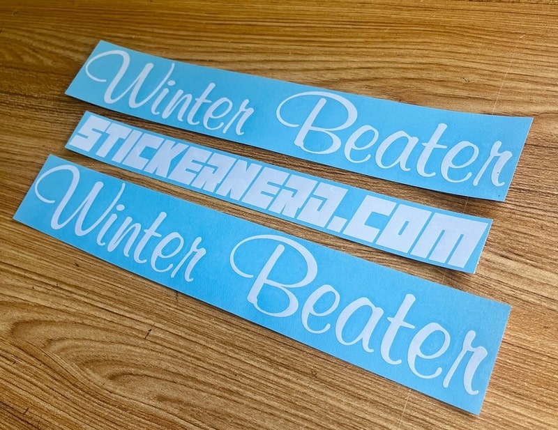 Winter Beater Window Decal - STICKERNERD