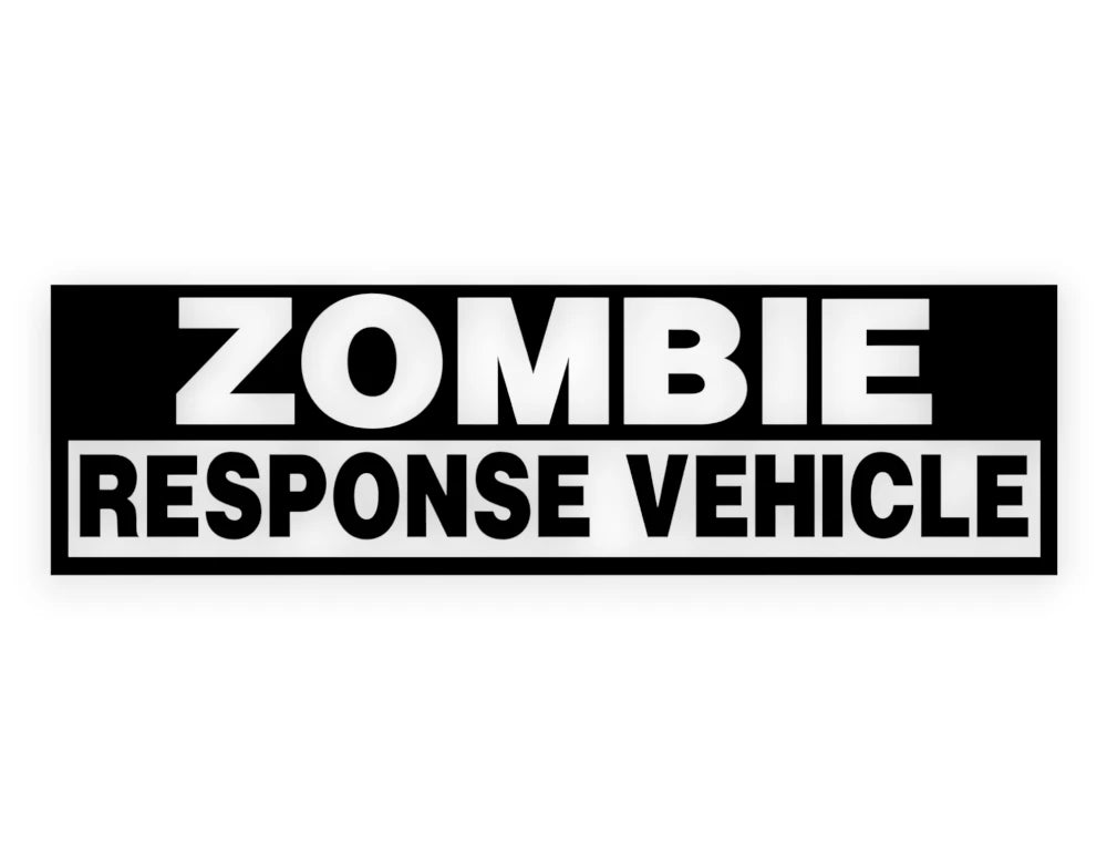 Zombie Response Vehicle Sticker - Decal - STICKERNERD.COM