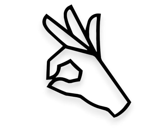 A Ok Sticker - Decal - STICKERNERD.COM