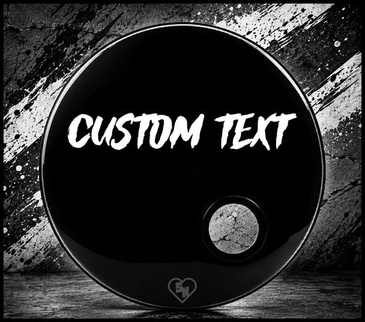 Bass Drum Head Decals - Kick Drum Stickers 