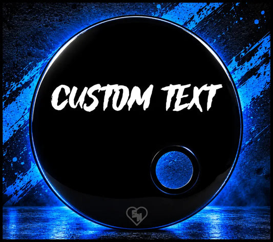 Bass Drum Head Stickers - Kick Drum Decals
