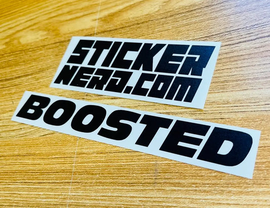 Boosted Decal - Boost Window Sticker