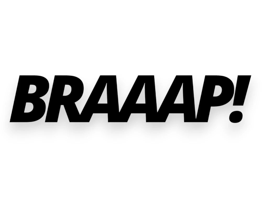 BRAAAP! Sticker - Funny Window Decal - STICKERNERD.COM