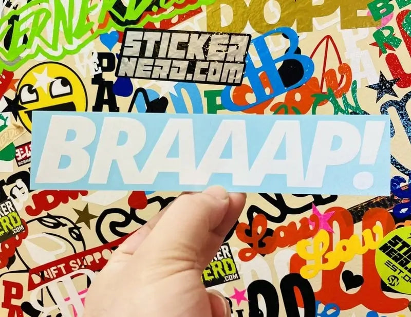 BRAAAP! Decal - Funny Window Sticker