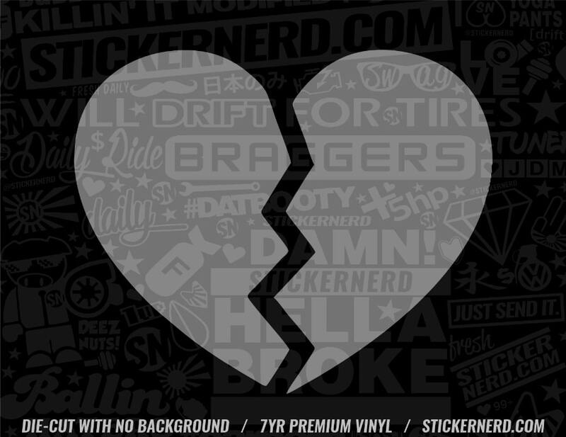 Broken Heart Sticker - STICKERNERD.COM