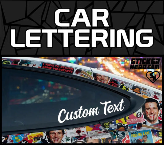 Car Lettering Stickers And Decals