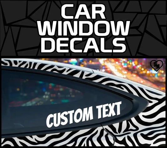 Car Window Decals - Vinyl Stickers