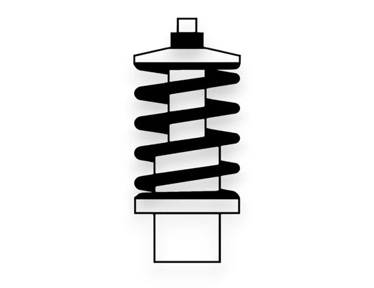 Coil Over Spring Sticker - Window Decal - STICKERNERD.COM