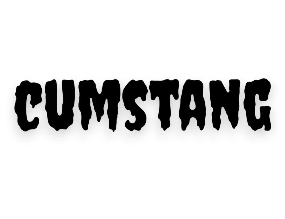 Cumstang Sticker - StickerNerd.com