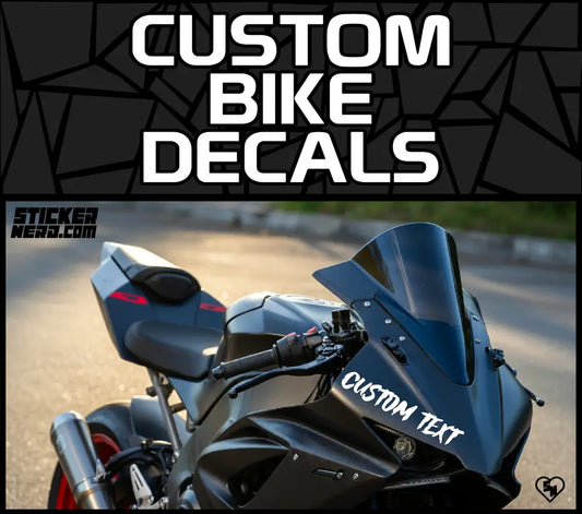 Custom Bike Decals - Custom Motorcycle Stickers