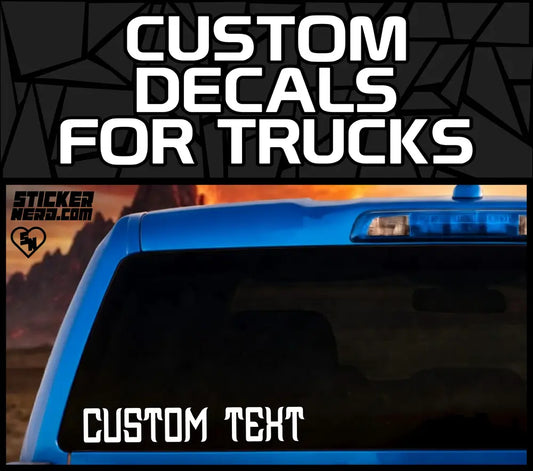 Custom Decals For Trucks - Make Custom Stickers Online