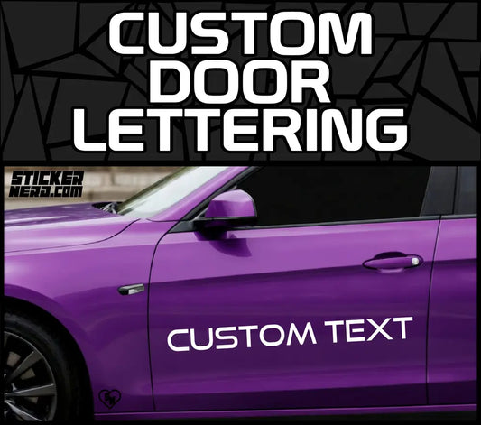 Custom Door Lettering - Vinyl Stickers And Custom Decals