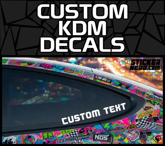Custom KDM Decals - Vinyl Window Stickers