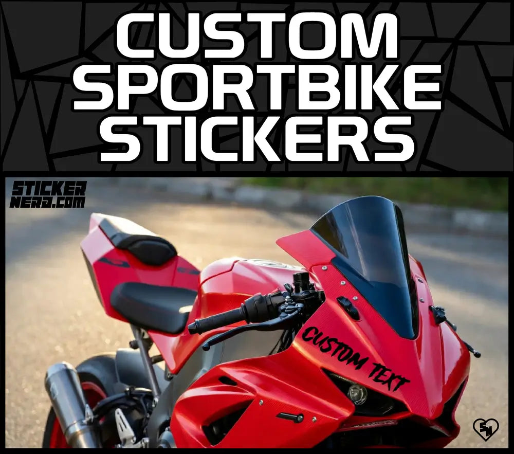 Custom Sportbike Stickers - Vinyl Motorcycle Decals