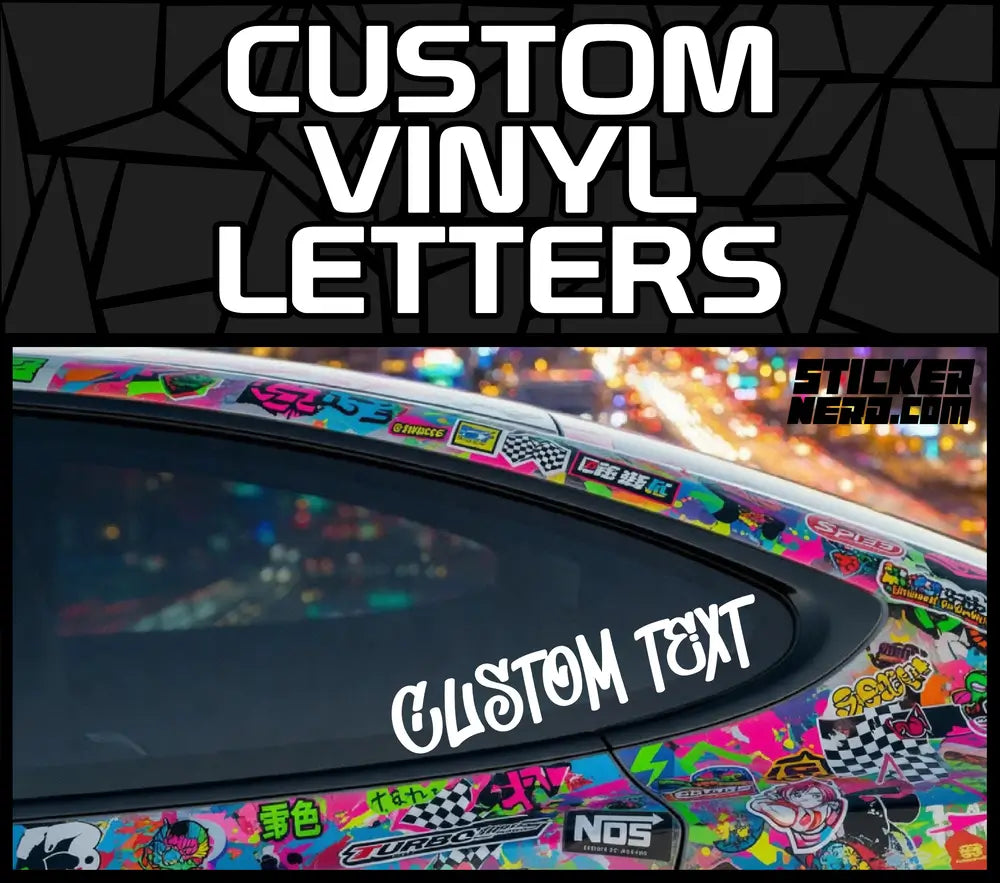 Custom Vinyl Letters - Custom Stickers - Custom Decals