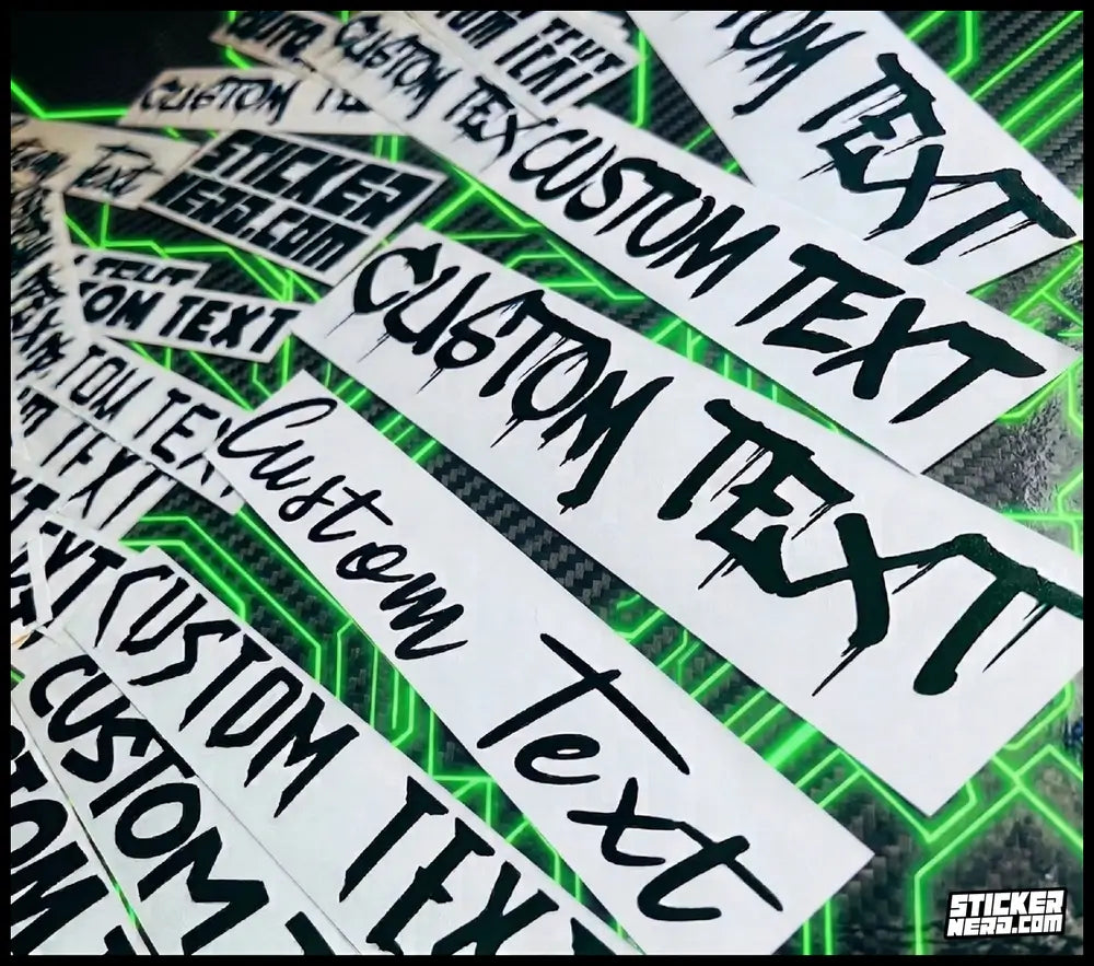 Custom Weather Resistant Stickers - Custom Decals For Cars And Windows