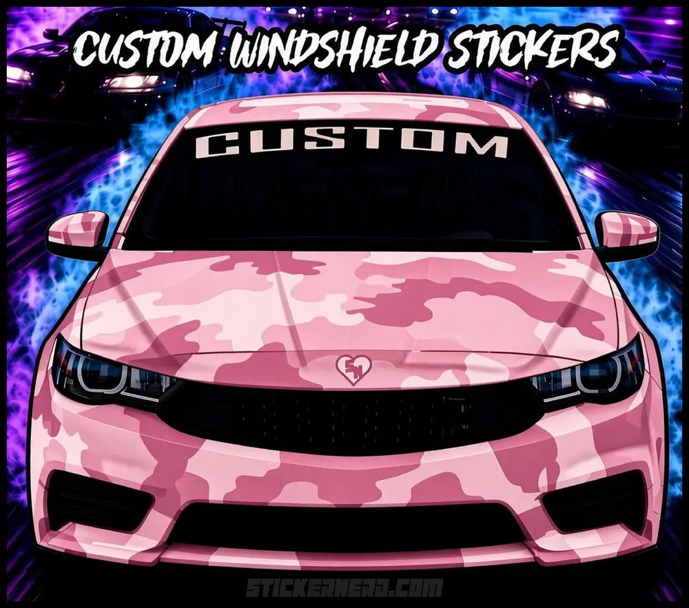 Custom Windshield Transfer Stickers - Custom Window Decals