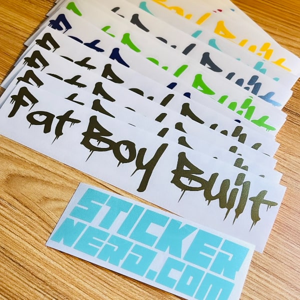 CUSTOM TRANSFER STICKERS