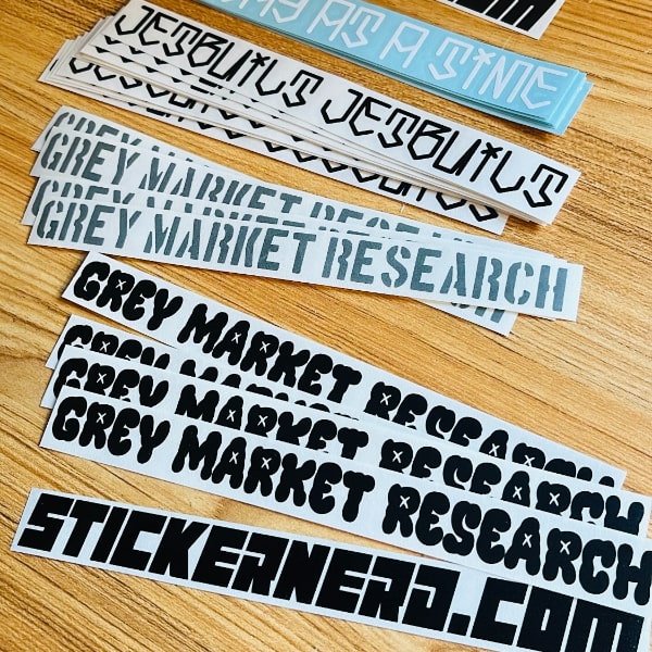 CUSTOM TRANSFER STICKERS