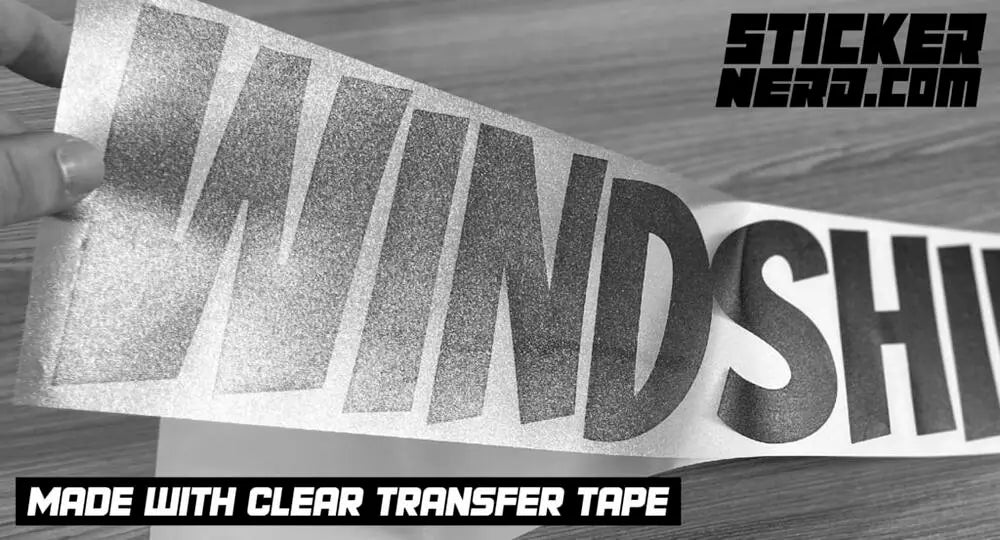 CUSTOM WINDSHIELD BANNERS - CAR WINDOW DECALS - STICKERNERD.COM