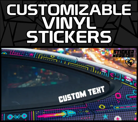 Customizable Vinyl Stickers - Custom Decals
