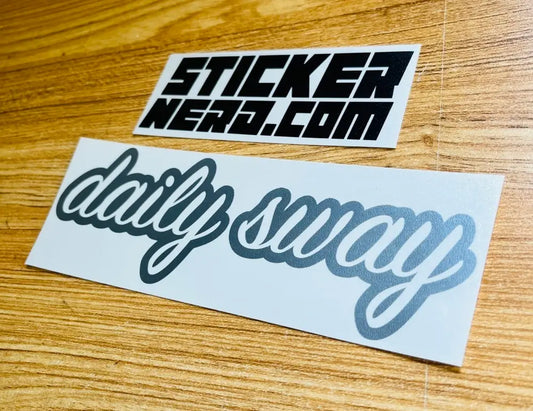 Daily Swag Decal - Window Sticker 