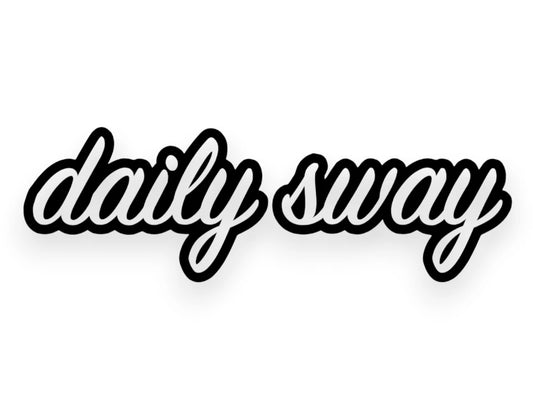 Daily Swag Sticker - Window Decal - STICKERNERD.COM
