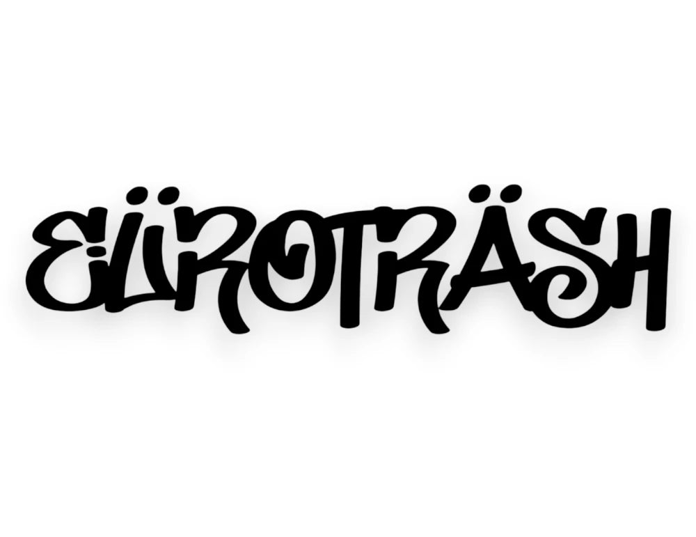 Euro Trash Sticker - Decal - STICKERNERD.COM