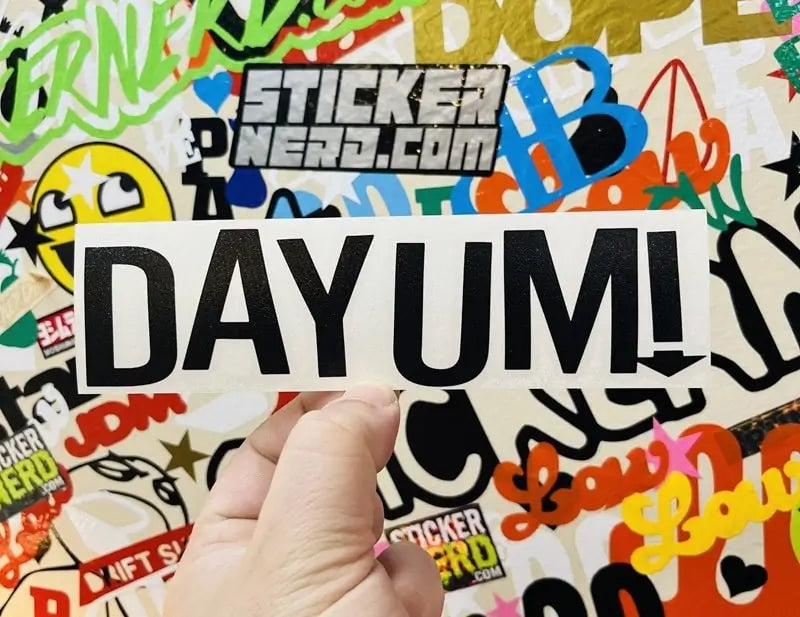 Dayum Decal - Funny Window Sticker