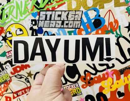 Dayum Decal - Funny Window Sticker