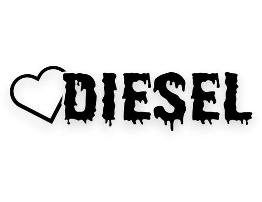 Heart Diesel Sticker - STICKERNERD.COM