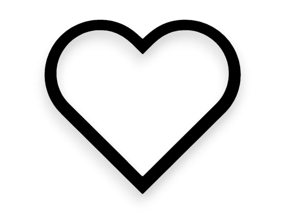 Heart Outline Sticker - STICKERNERD.COM