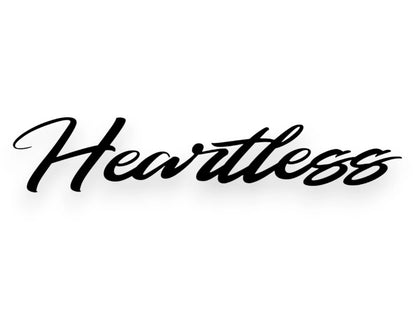 Heartless Sticker - STICKERNERD.COM