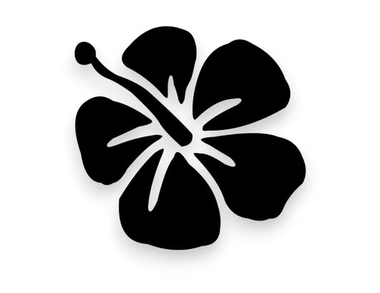Hibiscus Flower Sticker - Decal - STICKERNERD.COM
