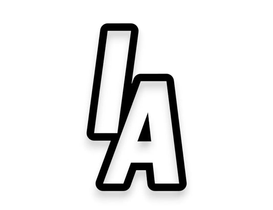 IA State Initials Sticker - STICKERNERD.COM