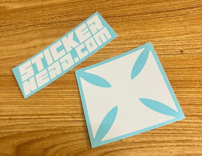 Iron Cross Sticker - Vinyl Decal 