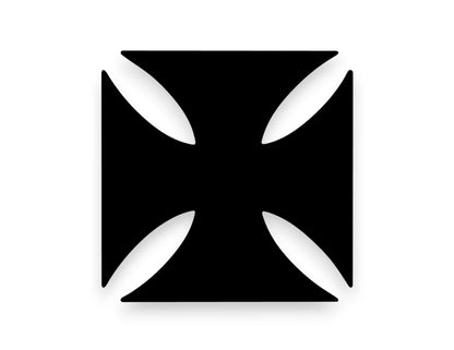 Iron Cross Sticker - Vinyl Decal - STICKERNERD.COM