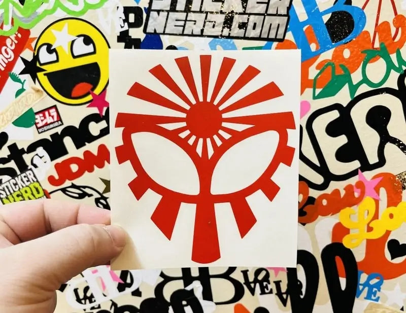 Japan Flag Alien Decal - JDM Sticker 