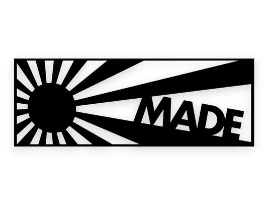 Japan Made Sticker - Window Decal - STICKERNERD.COM