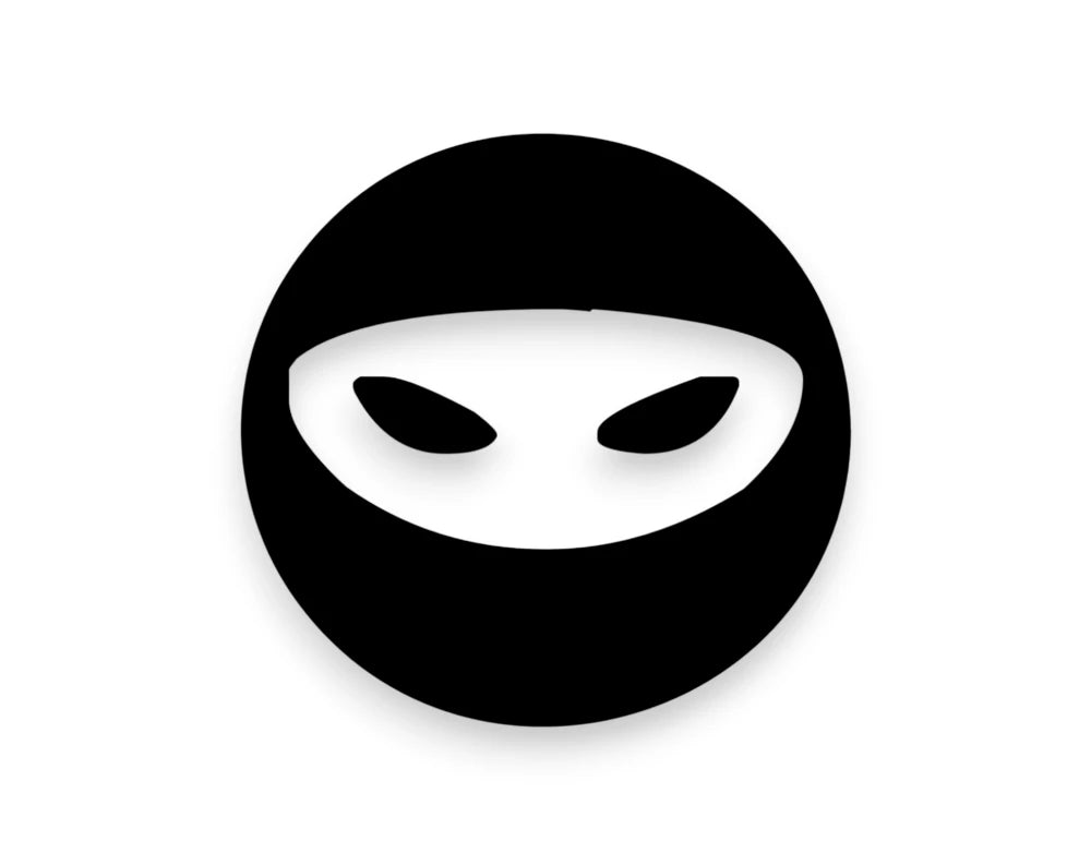 Japanese Ninja Sticker - Vinyl Window Decal