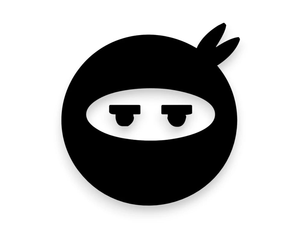 Japanese Ninja Sticker - Vinyl Window Decal